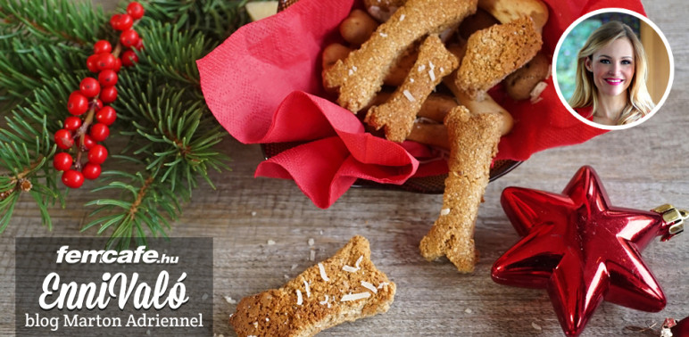 Karácsonyi jutalomfalatok - Süti csontok a kiskedvenceknek