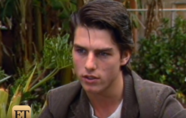 A fiatal Tom Cruise
