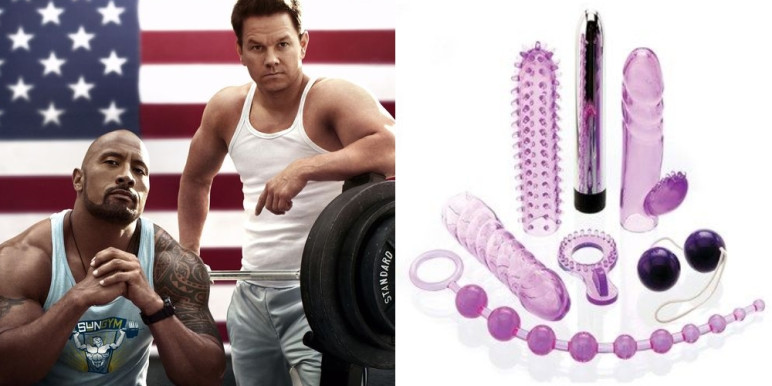 A Pain & Gain (Izomagyak) forgatásán igazi kanbuli kerekedett a szexshopos jelenetnél. A film főszereplői, Dwayne Johnson, Mark Wahlberg és Anthony Mackie is felmarkoltak a felnőtt játékszerekből. Biztosan csak a nosztalgia kedvéért. A Pain & Gain (Izomagyak) forgatásán igazi kanbuli kerekedett a szexshopos jelenetnél. A film főszereplői, Dwayne Johnson, Mark Wahlberg és Anthony Mackie is felmarkoltak a felnőtt játékszerekből. Biztosan csak a nosztalgia kedvéért.