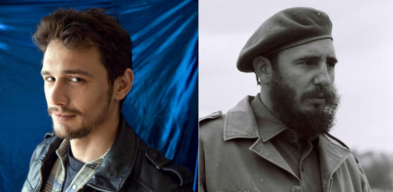 Nem kellene túl sokat maszkírozni James Franco-n sem, hogy úgy nézzen ki, mint Fidel Castro fiatalabb korában. Nem kellene túl sokat maszkírozni James Franco-n sem, hogy úgy nézzen ki, mint Fidel Castro fiatalabb korában.