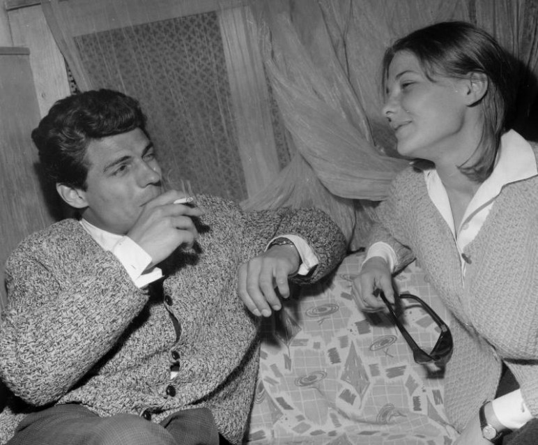 A Varsói melódia című darab próbáján (1967).