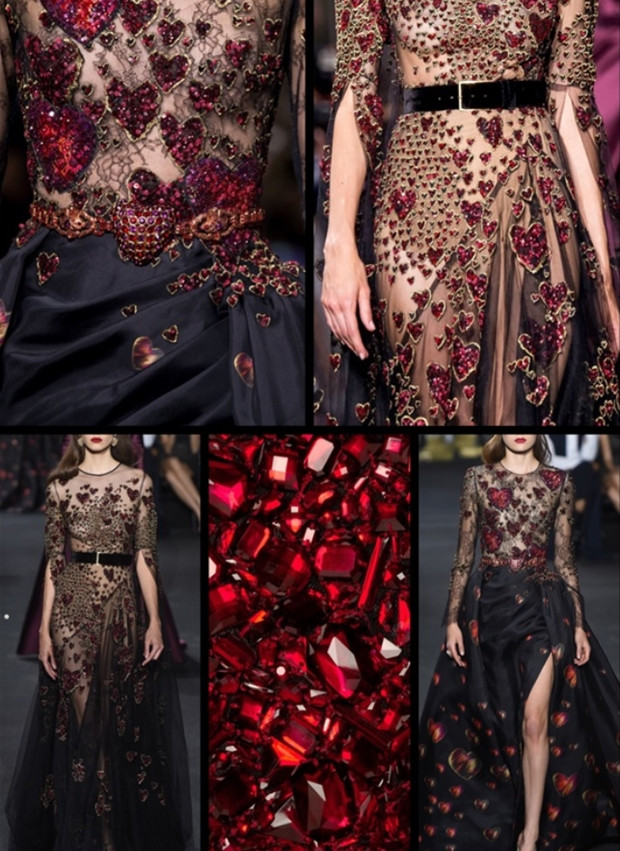 A szerelmes Elie Saab - A divatház 2016-os Couture kollekciója szerelmes hangulatúvá tette a kifutókat. A tervező ezt a SZÍVélyes hangulatot csak fokozta, a sejtelmesen áttetsző anyagokkal, a kristályokkal rakott motívumokkal és a rafinált sliccelésekkel. A szerelmes Elie Saab - A divatház 2016-os Couture kollekciója szerelmes hangulatúvá tette a kifutókat. A tervező ezt a SZÍVélyes hangulatot csak fokozta, a sejtelmesen áttetsző anyagokkal, a kristályokkal rakott motívumokkal és a rafinált sliccelésekkel.