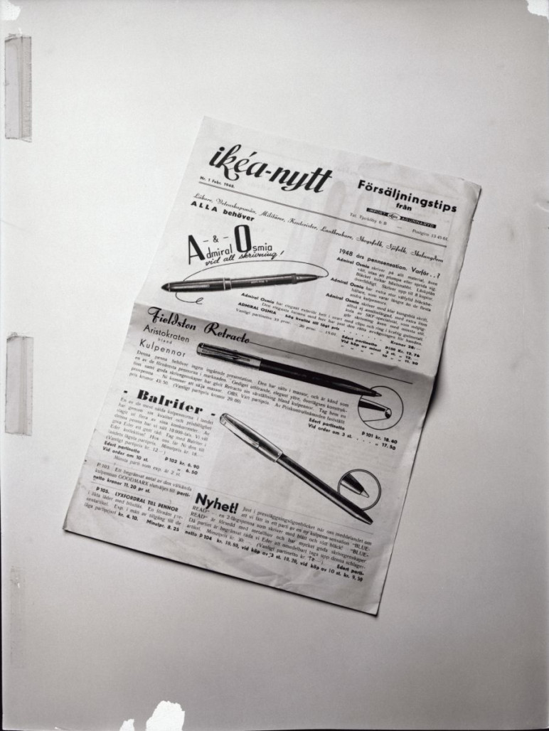 Az első Ikea hírelvél - 1948-ból