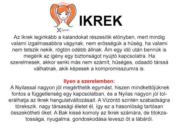  Ikrek - V.21. - VI.21. 
