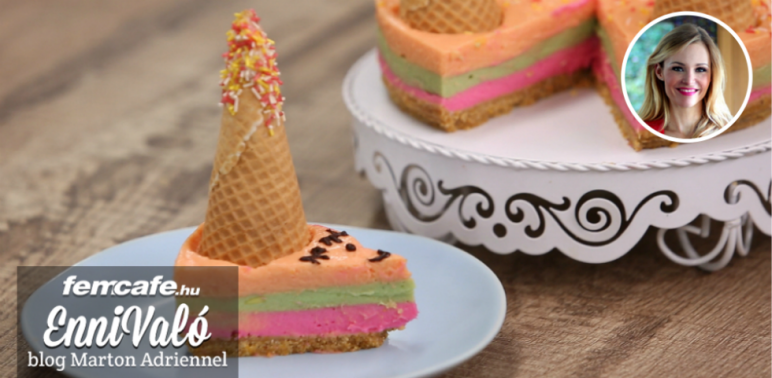 Unikornis sajttorta – még készíteni is szórakoztató Unikornis sajttorta – még készíteni is szórakoztató