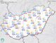 Vasárnap virradóra megérkezik a hidegfront. A hétvége második napján csak az ország keleti részében számíthatnak jelentősebb csapadékra.
