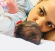 Az első kép Kovács Kati második gyermekéről. A kajakkirálynő először nem mutatta meg a pici arcát.