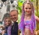 Alíz vidám, színes hajfonatokkal ünnepelte 8. születésnapját, apukája pedig büszkén mutatta meg a világnak gyönyörű kislányát.