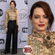 Emma Stone egy egyedi Louis Vuitton ruhát választott a gálára, stylistja Petra Flannery volt
