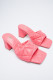 BLOCK HEEL PADDED SANDALS (Zara, 9 995 HUF)
