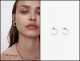 MINI FAUX PEARL HOOP EARRINGS - ZARA, 3 995 HUF
