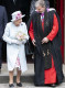 2019: Erzsébet királynő egy csinos pasztellkék összeállítást viselt a Buckingham-palota kerti partiján.