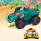 Hot Wheels Monster Trucks autófaló Mega Wrex
Vigyázat! Megérkezett a Mega Wrex egy óriási, nagykerekű szörny aki autókat eszik! Ha utoléri, már be is falja. Persze nincs ok a pánikra. Rendszerint egy darabban jutnak ki belőle hátul.