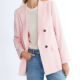 Massimo Dutti Double-breasted blazer with decorative buttons 39,995 Ft