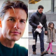 2006 és 2012 között volt házas Tom Cruise és Katie Holmes, lányuk, Suri már 2006-ban megszületett. A színésznő azért adta be a válókeresetet, mert a színész a lányukat a szcientológiai egyház iskolahajójára akarta küldeni évekre. Ez talán az utolsó közös fotója a lányával, a napokban az anyjával fotózták le.