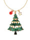 Imádjuk a Bijou Brigitte sötétzöld csillámokkal és piros strasszokkal díszített karácsonyfás nyakláncát is, melyet egy kis piros harang és egy kis csillag vesz körül. 

Ár: 4995 Ft