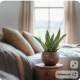 3. Anyósnyelv (Sansevieria trifasciata) - A szanszeviéria – vagy anyósnyelv – éjszaka is oxigént termel, így alvás közben is javítja a levegő minőségét, ami segíthet a mélyebb és zavartalanabb alvásban.