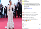 Bella Hadid a 2026-os cannes-i filmfesztivál egyik legnagyobb divatszenzációját okozta, amikor megjelent a vörös szőnyegen egy elképesztően merész Schiaparelli ruhában. A fehér estélyit Daniel Roseberry tervezte a divatház számára, és a darab szinte teljes egészében áttetsző anyagból készült. A ruha leglátványosabb része kétségkívül a nyaktól egészen a csípőig húzódó gigantikus kivágás volt, amely drámai módon emelte ki Bella alakját. A finom, áttetsző textil szinte második bőrként simult rá a modell testére, miközben a ruha díszítése és szabásvonala egyszerre idézte meg a klasszikus hollywoodi eleganciát és a modern, provokatív divatot.