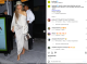 A ruha szabása tökéletesen illeszkedett Jennifer Lopez karcsú alakjára anélkül, hogy túl sok lett volna. A lenge, különleges fazon egyszerűen pompásan mutatott az énekesnő idomain, a félvállas megoldás pedig szexivé tette az összhatást, ahogyan a lábakat megvillantó felsliccelés is. A ruhához választott kiegészítők szintén az elegáns minimalizmust követik: egy vékony ezüst nyaklánc, pár darab gyűrű, a táska, valamint a kalap mind remekül passzoltak a selyemruhához, ahogyan JLo napbarnított bőre és bronzos, füstös sminkje is.
 