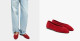 Parfois velúr zoknihatású balerina: 16.995 Ft
