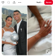 Cristiano Ronaldo + Georgina Rodríguez

Nyolc év együttjárás után végre eljegyezte egymást Georgina Rodríguez és Cristiano Ronaldo. A modell augusztus 11-én, az Instagramon jelentette be a hírt, egy fotó kíséretében, amelyen egy hatalmas gyémánt gyűrű csillog az ujján, miközben Ronaldo keze gyengéden az övé alatt pihen. A bejegyzéshez csak ennyit írt: „Igen, elfogadom. Ebben és minden életemben.” A pár 2017-ben ismerkedett meg, amikor Georgina a Gucci egyik üzletében dolgozott, és kapcsolatuk azóta is stabilan tart. A futballsztár és kedvese öt gyermeket nevelnek együtt: Ronaldo idősebb fiát, Cristianót egy ismeretlen nő hozta világra, ikreit, Evát és Mateót béranya segítségével vállalta, míg közös lányaik, Alana és Bella már közös szerelmük gyümölcsei.