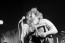 1979-ig vendégként lépett fel a Hobo Blues Banddel, később viszont állandó tagja lett az együttesnek, végül 1983-ban szólókarrierbe kezdett a Rossz vér című lemezével. Pályafutása egyik legfontosabb és legemlékezetesebb állomása volt, mikor 1984-ben a Budapest Sportcsarnokban Chuck Berryvel közösen lépett fel. A fent látható felvétel a Hobo Blues Band és a P. Mobil együttes közös koncertjén készült 1981. április 6-án, a tiszaligeti Sportcsarnokban. A koncertet az Országos Ifjúsági Filmnapokon bemutatott Kopaszkutya című film kapcsán tartották.
1979-ig vendégként lépett fel a Hobo Blues Banddel, később viszont állandó tagja lett az együttesnek, végül 1983-ban szólókarrierbe kezdett a Rossz vér című lemezével. Pályafutása egyik legfontosabb és legemlékezetesebb állomása volt, mikor 1984-ben a Budapest Sportcsarnokban Chuck Berryvel közösen lépett fel. A fent látható felvétel a Hobo Blues Band és a P. Mobil együttes közös koncertjén készült 1981. április 6-án, a tiszaligeti Sportcsarnokban. A koncertet az Országos Ifjúsági Filmnapokon bemutatott Kopaszkutya című film kapcsán tartották.