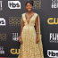 Thuso Mbedu színésznő Dior Haute Couture estélyiben jelent meg a gálán.&nbsp;
