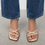 ZARA Heeled sandals with tied straps 15 995 Ft

