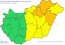 Felhőszakadás veszélye miatt több keleti vármegyére adtak ki másodfokú figyelmeztetést.
