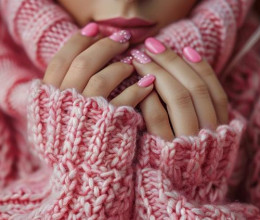 Mindenki ezt kéri decemberben a körmösétől: A pulcsimintás manikűr a szezon legkreatívabb trendje