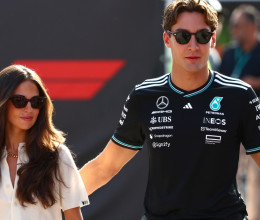 6 év után ezzel a csodálatos gyűrűvel jegyezte el gyönyörű spanyol szerelmét az F1 sztárja: Russell nem spórolt a romantikával 6 év után ezzel a csodálatos gyűrűvel jegyezte el gyönyörű spanyol szerelmét az F1 sztárja: Russell nem spórolt a romantikával