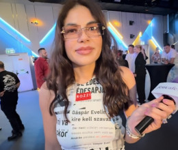 Gáspár Evelin ruhájával üzent az ellenfeleinek: csüngtek rajta a tekintetek