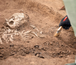 Második világháborúban elesett magyar katonák maradványait tárták fel Komárom-Esztergom vármegyében - Fotók