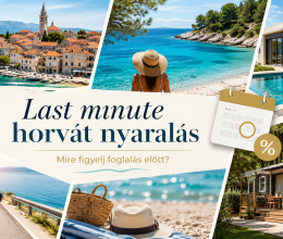 Nem késő horvát nyaralást foglalni – ezekre figyelj a last minute ajánlatoknál