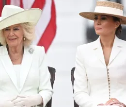 Melania Trump és Kamilla találkoztak: a first lady túlszárnyalta a királynét, púderrózsaszín ruhájában szebb volt, mint valaha Melania Trump és Kamilla találkoztak: a first lady túlszárnyalta a királynét, púderrózsaszín ruhájában szebb volt, mint valaha